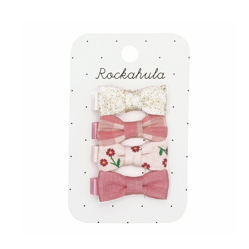 Wildflower Mini Bow Clip Set H2285P