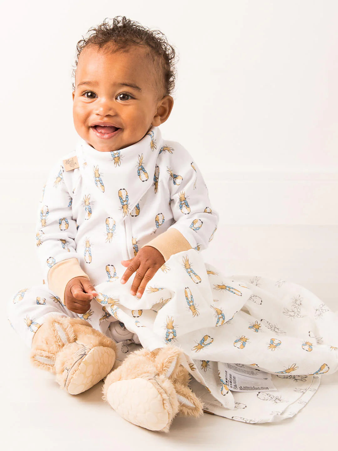 Peter Rabbit Neutral Zip-up Romper