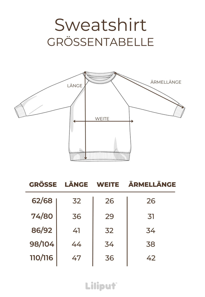 Sweatshirt in reed with "Dachshund" print