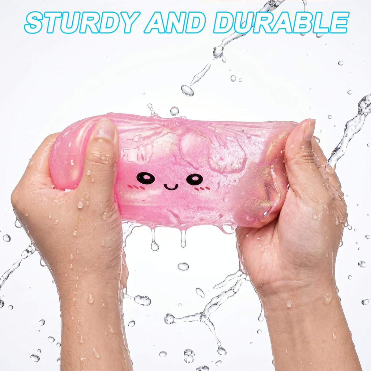 Squishy Bun Large Glitter & Sugar Rainbow Mystery Sugar Dumpling