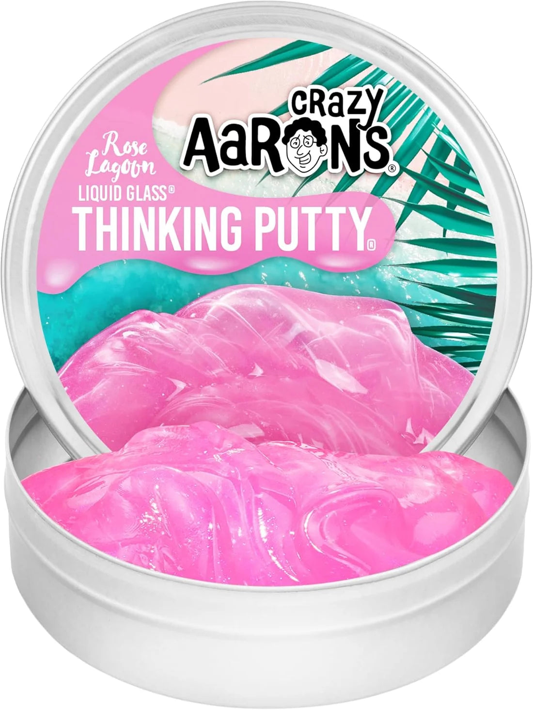 Crazy Aarons Thinking Putty Rose Lagoon