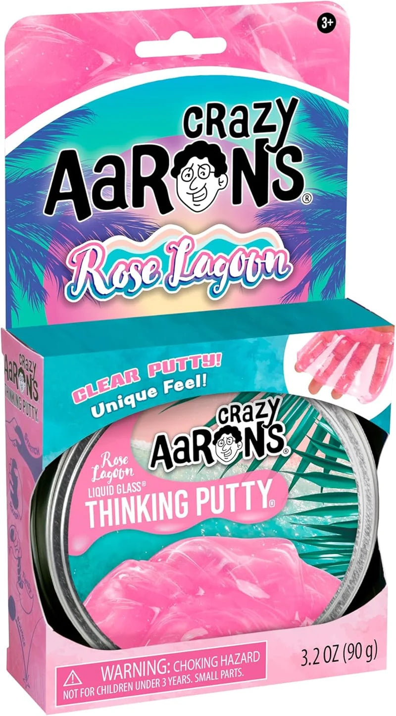 Crazy Aarons Thinking Putty Rose Lagoon