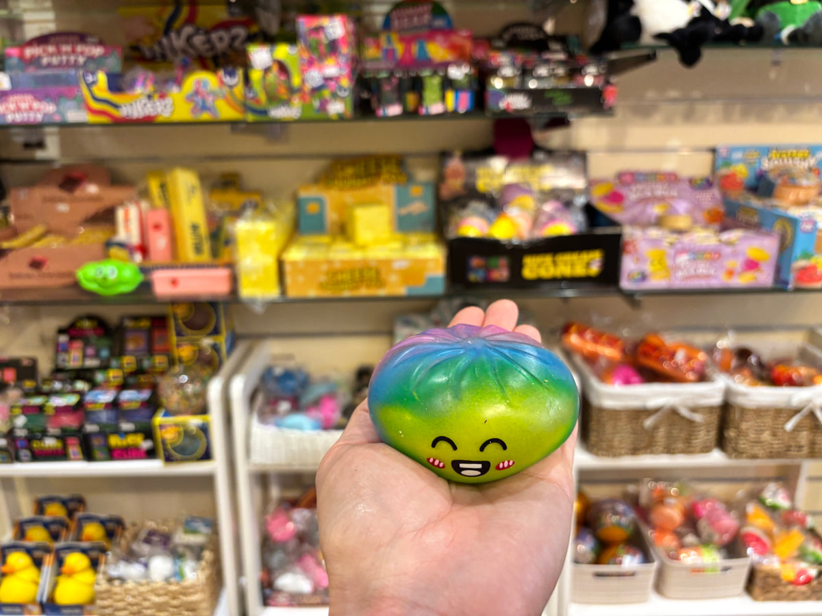 Kawaii Squishy Bao Bun Neon Dumpling