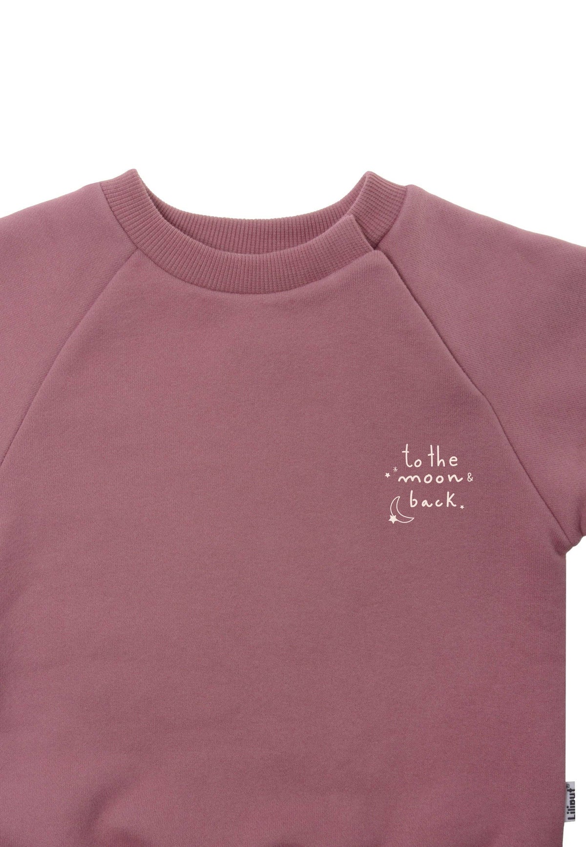 Set with sweatshirt in rosewood and "to the moon" leggings