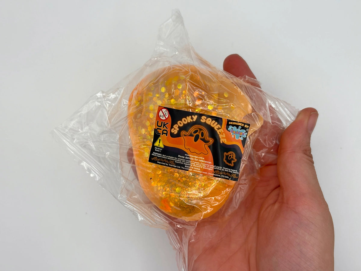 Spooky Squeeze Glow In the Dark Ghost (Firm Squish)