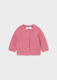 Mayoral Bright Pink Knitted Cardigan