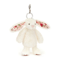 Blossom Cream Bunny Berry Bag Charm - max 1 per customer
