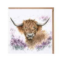 Wrendale Highland Heathers Card