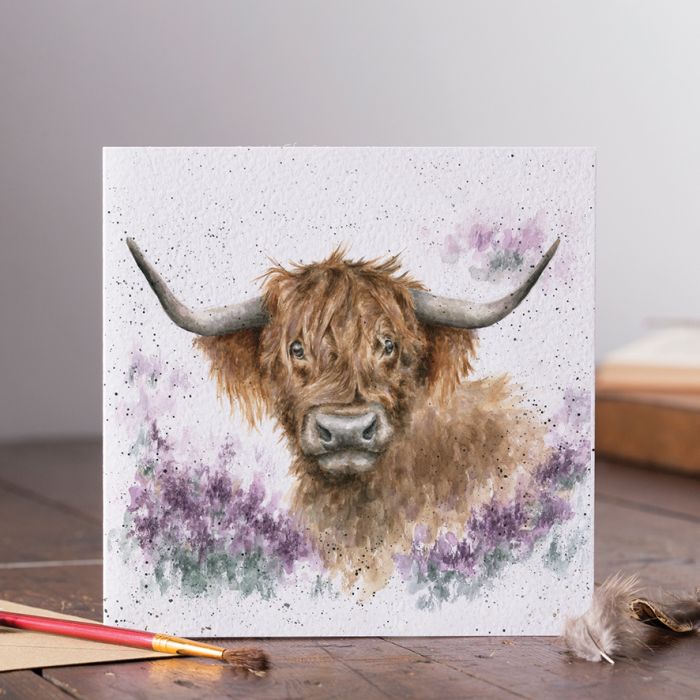 Wrendale Highland Heathers Card