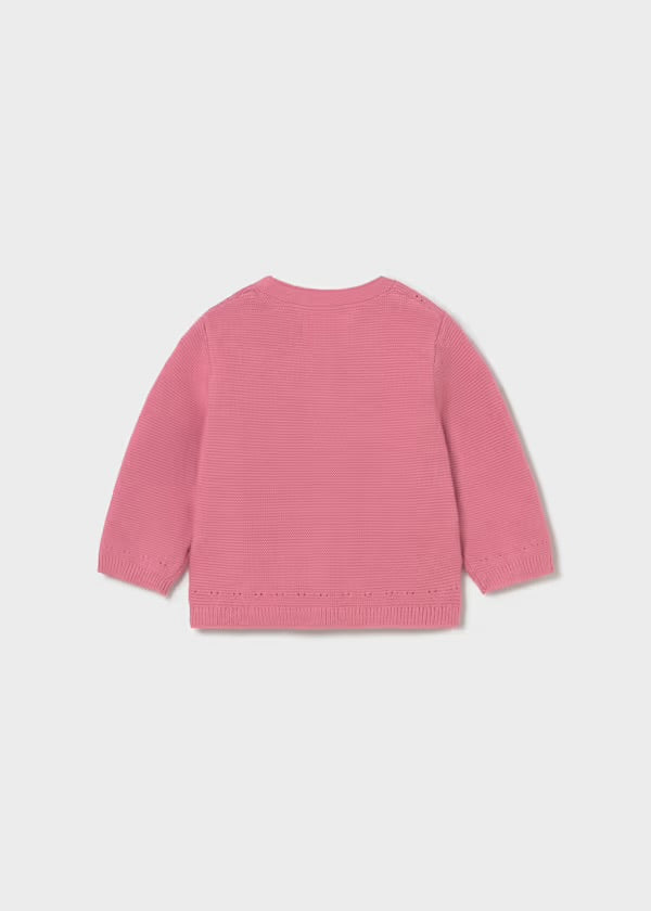 Mayoral Bright Pink Knitted Cardigan