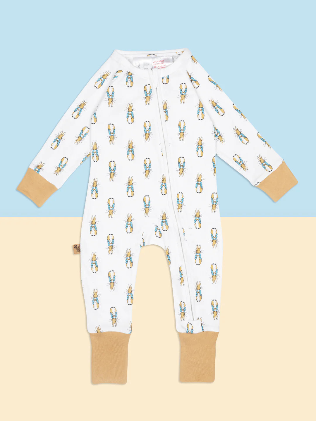 Peter Rabbit Neutral Zip-up Romper