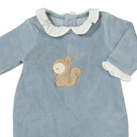 Mayoral Blue/Print Squirrel Sleepsuit