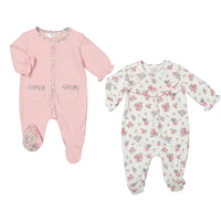 Mayoral Pink Floral Ditsy/Pink Sleepsuit