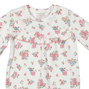 Mayoral Pink Floral Ditsy/Pink Sleepsuit