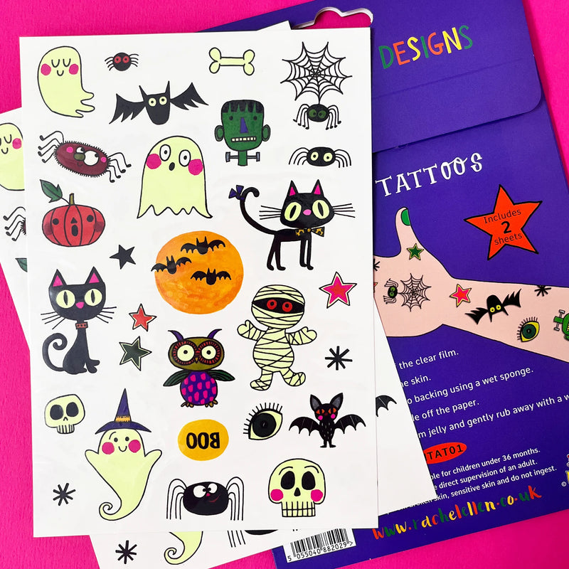 Rachel Ellen Halloween Tattoos