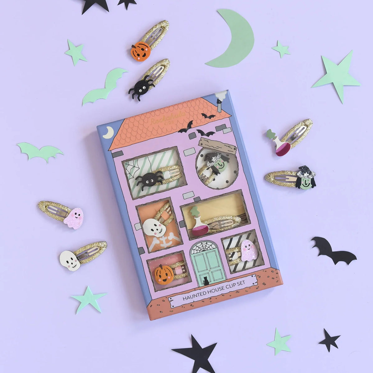 Rockahula Haunted House Hair Clip Set