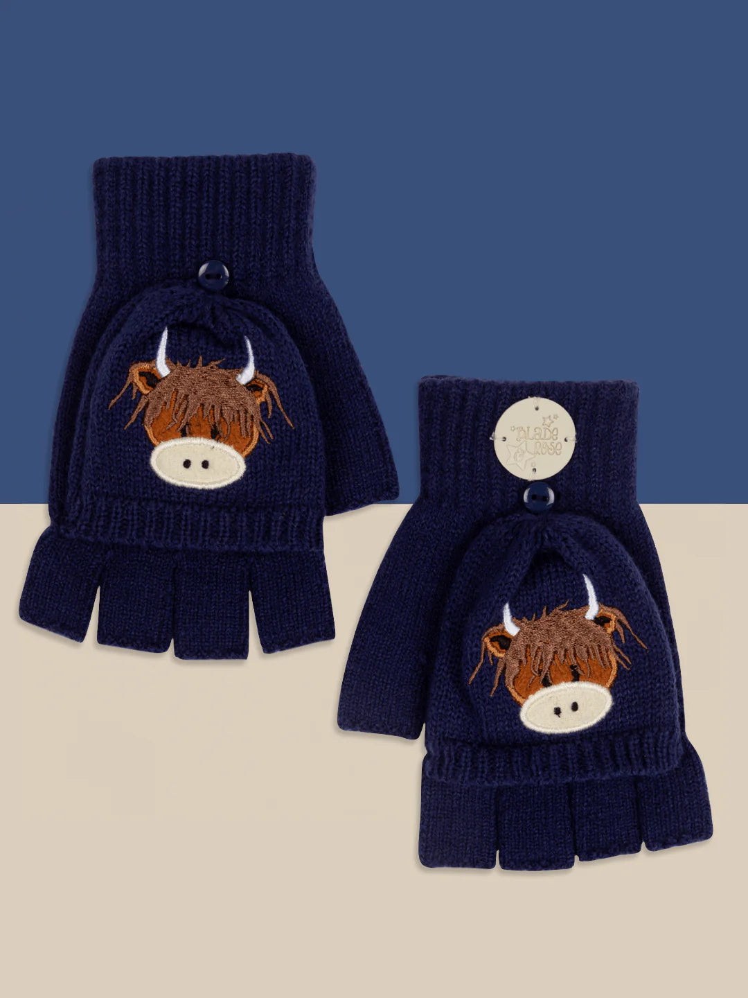 Hamish Highland Cow Mittens