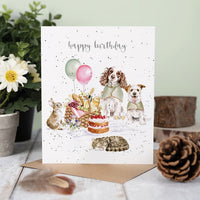 Wrendale The Hoppy Picnic Card