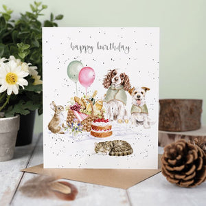 Wrendale The Hoppy Picnic Card