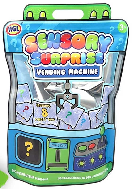 Sensory Surpise Vending Machine Blind Bag Blue