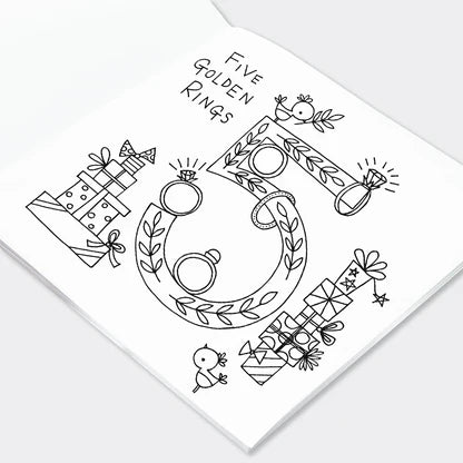 Rachel Ellen The Twelve Days of Christmas Colouring Book
