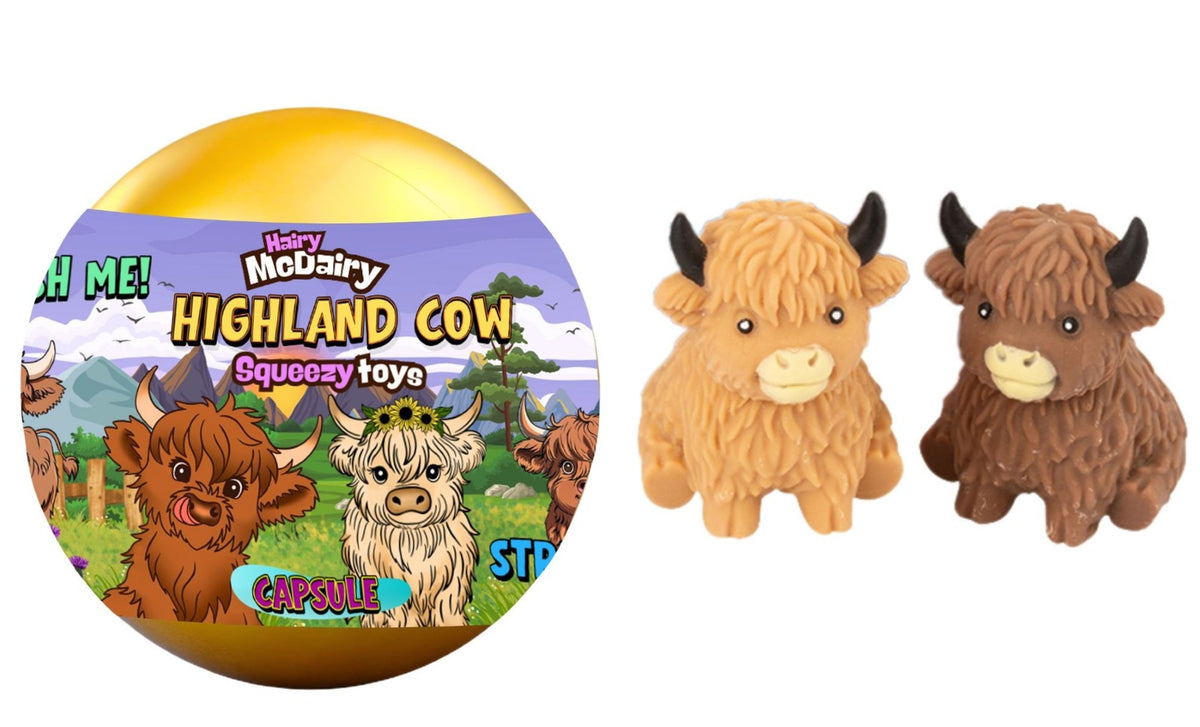 Highland Cow Surprise Squishy