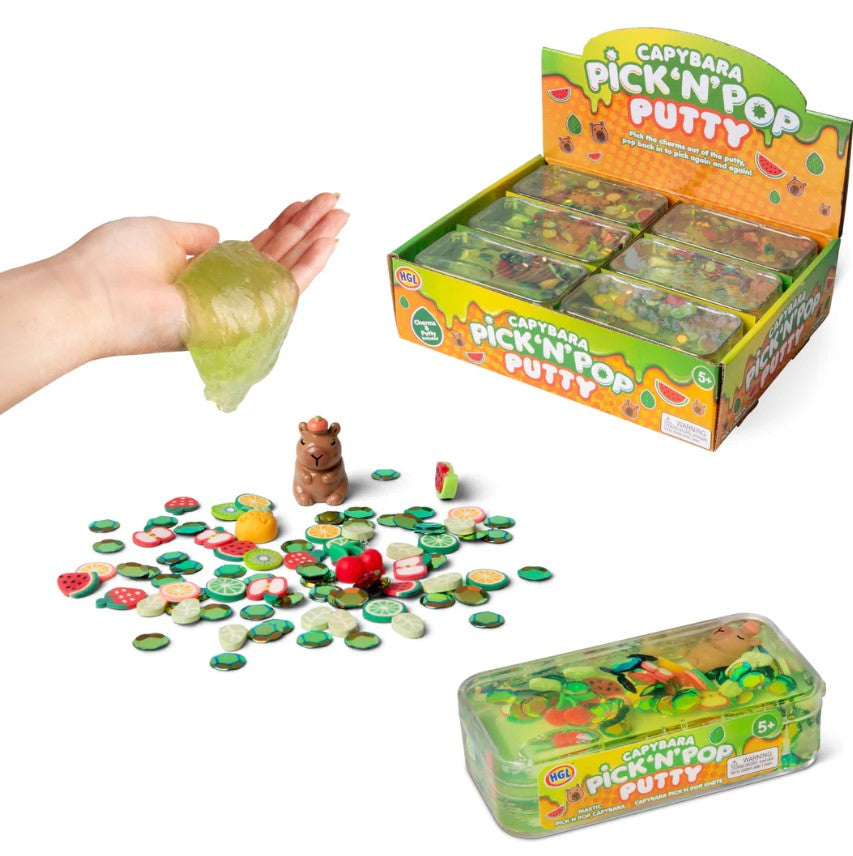 Capybara pick and pop Putty