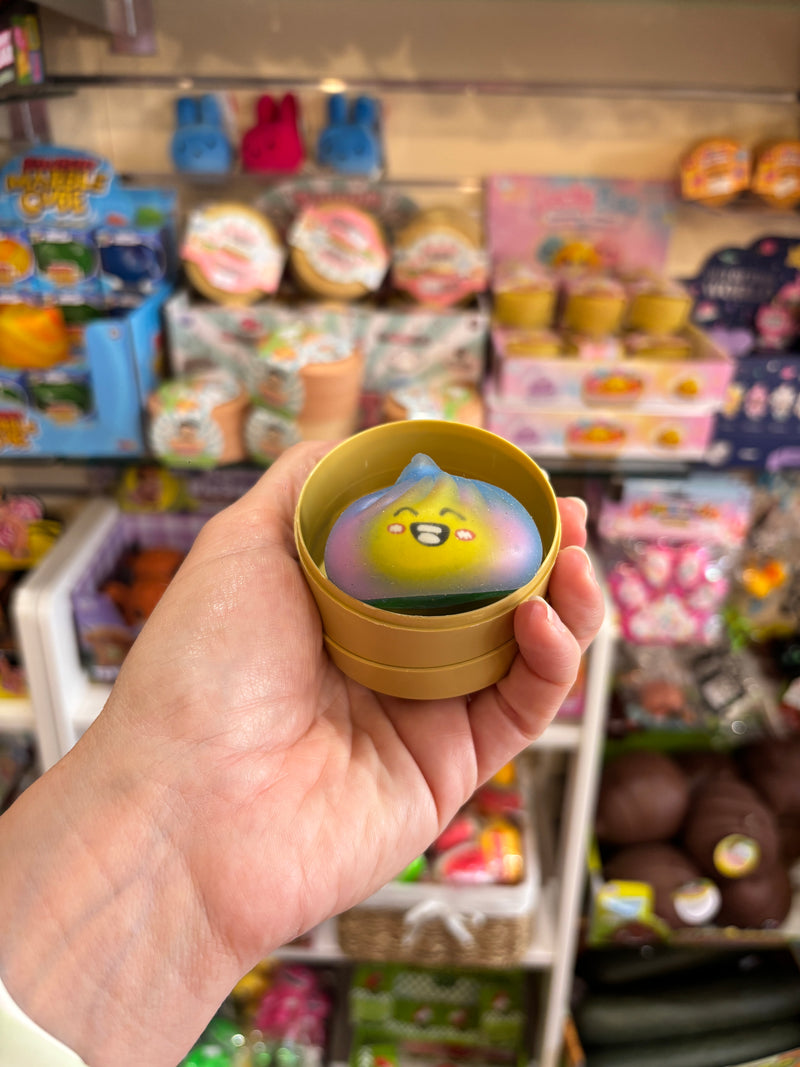 Kawaii Squishy Bao Bun Rainbow edition