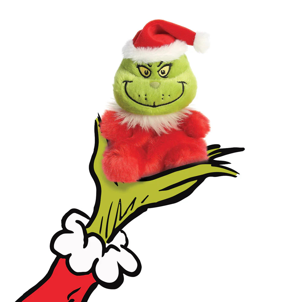 Palm Pals Santa Grinch Soft Toy