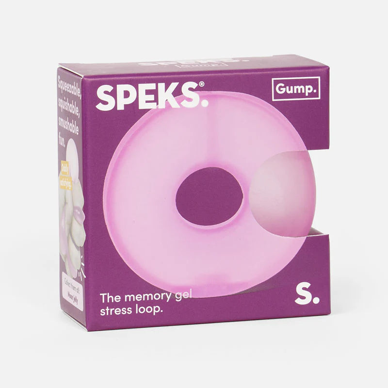 Speks Gump Loop Moon Jelly Pink