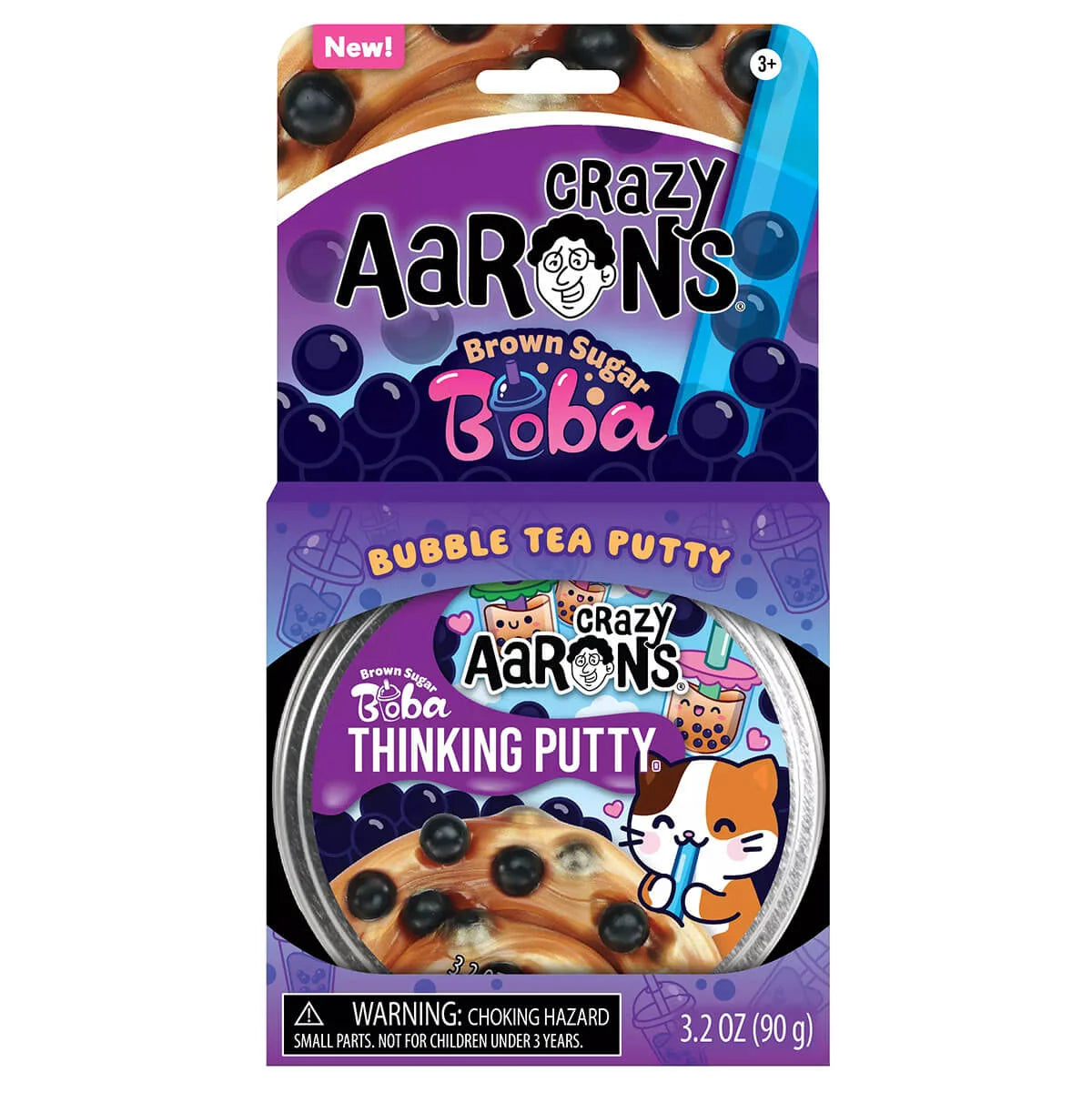 Crazy Aarons Thinking Putty Brown Sugar Boba
