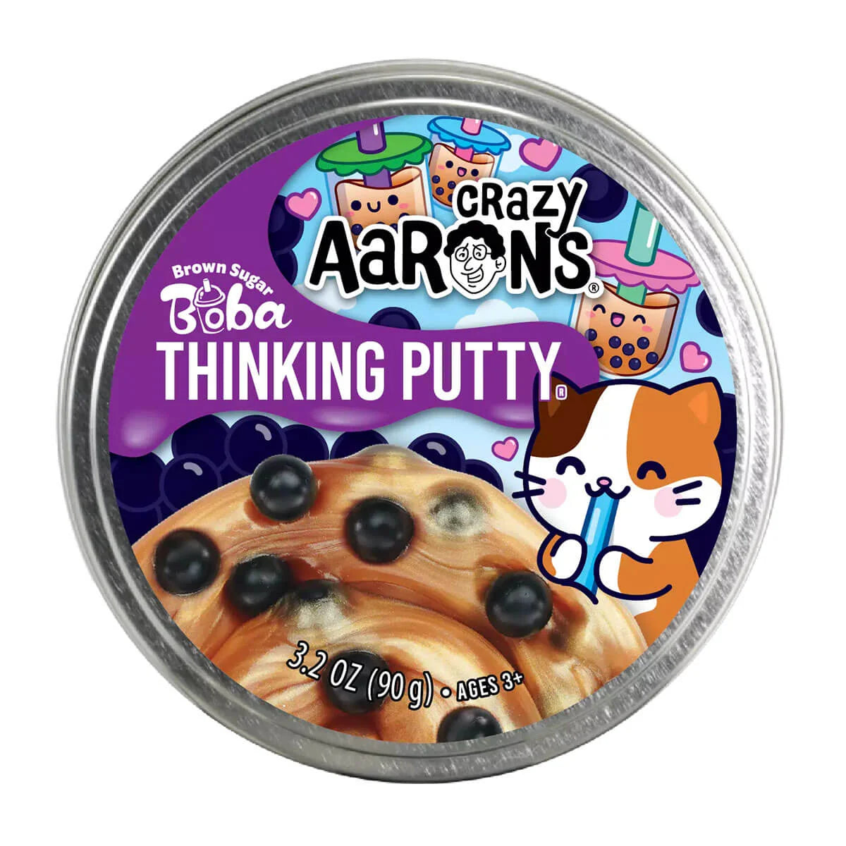 Crazy Aarons Thinking Putty Brown Sugar Boba