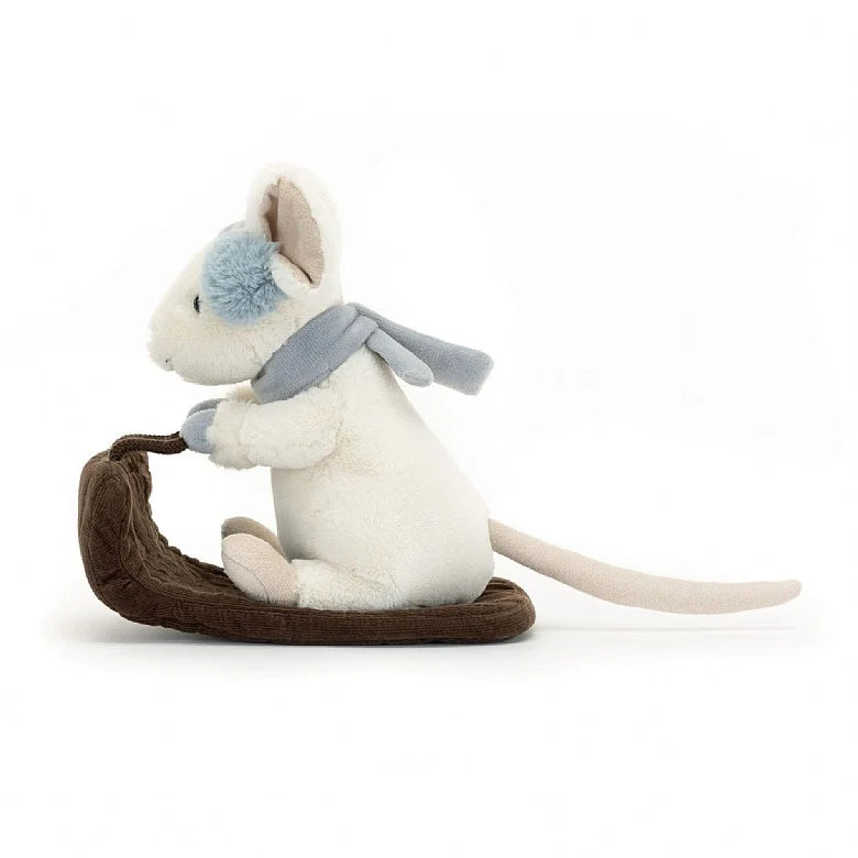 Jellycat Merry Mouse Sledging'