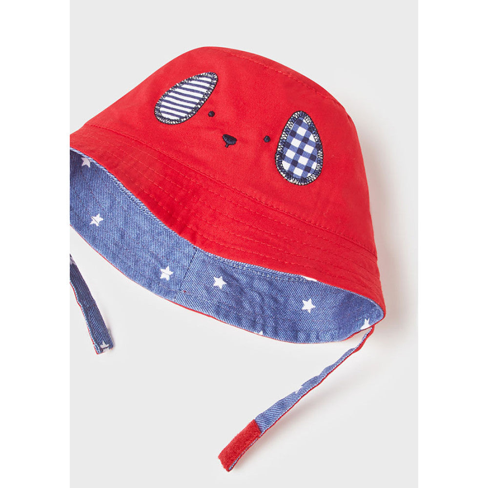 Mayoral Reversible Red/Blue Stars Sun  Hat