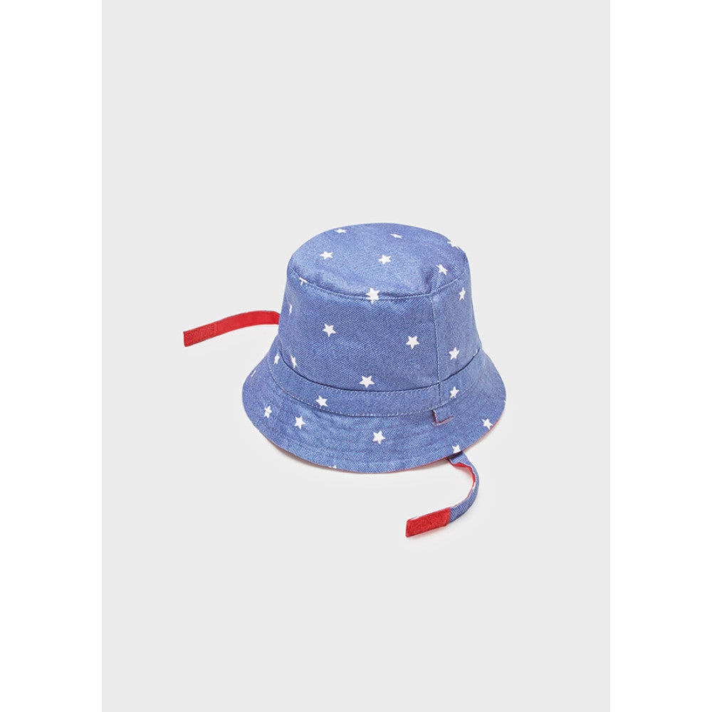 Mayoral Reversible Red/Blue Stars Sun  Hat