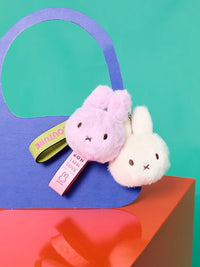 Miffy Fuzzy lilac Bag Charm