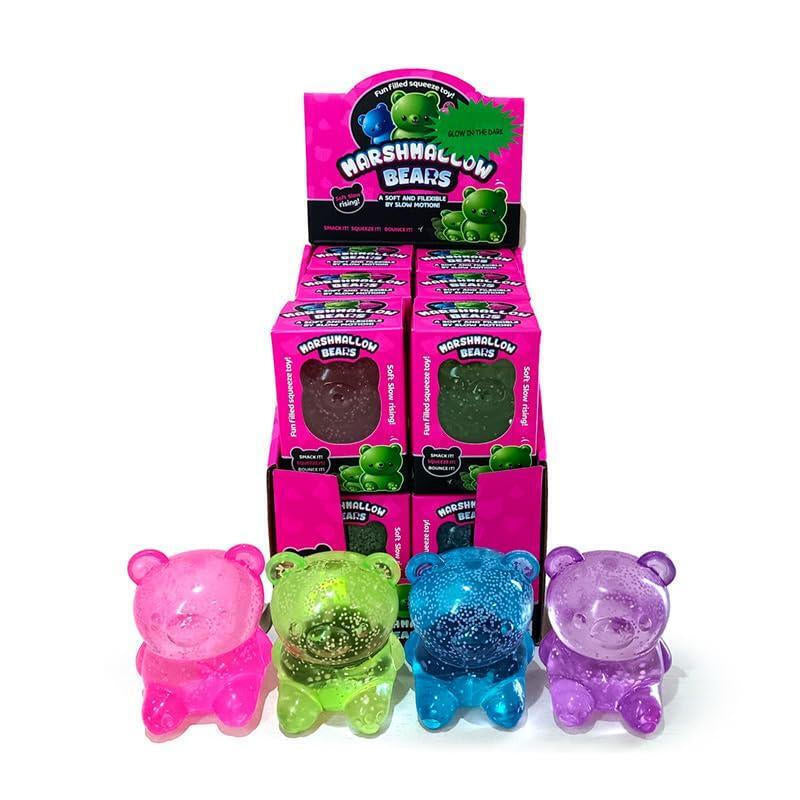 Marshmallow glow in the dark maltose bear