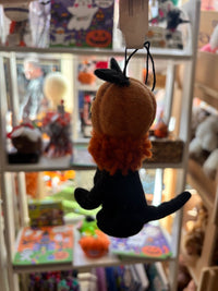Halloween Pumpkin Cat Decoration