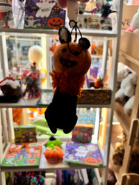 Halloween Pumpkin Cat Decoration