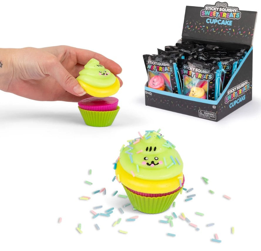 Scrunchems Sweet Treats Sticky Squishy Cupcake