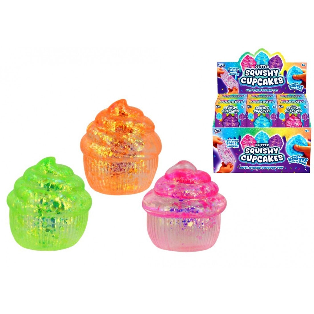 Cupcake Glitter Squishy