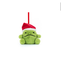 Ricky Rain Frog Christmas Decoration