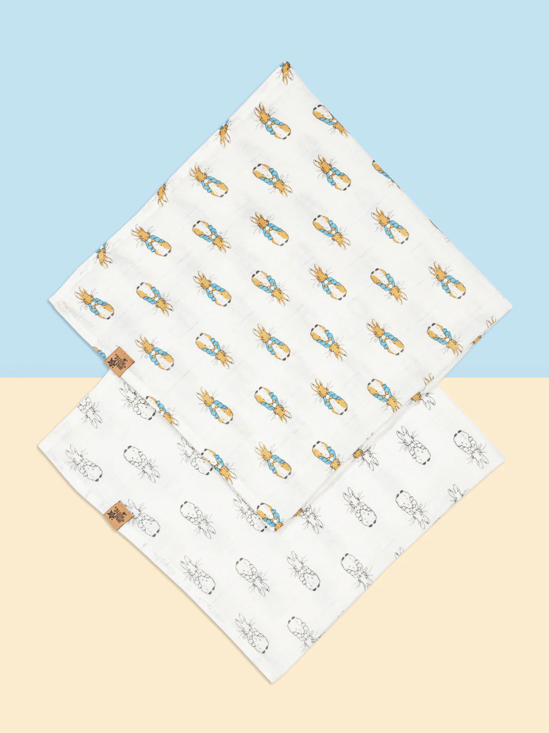 Peter Rabbit Neutral Muslin Cloths