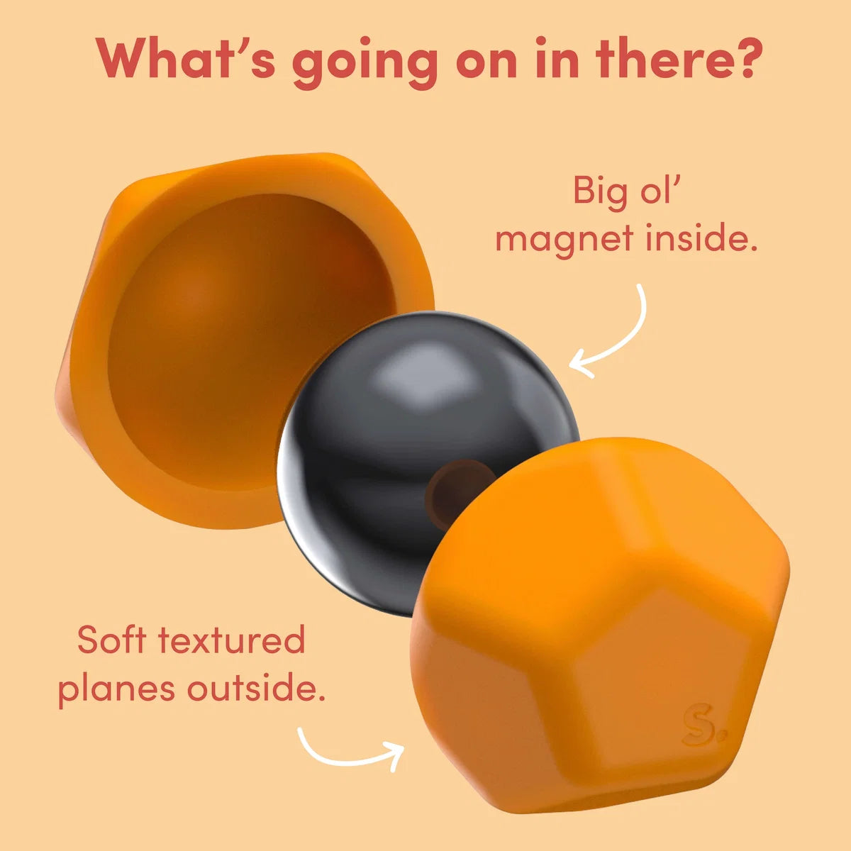 Speks Odds Silicone Magnets Orange Planes