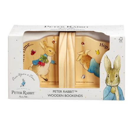 Beatrix Potter Wood Bookends