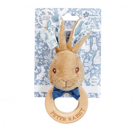 Peter Wooden Ring Rattle