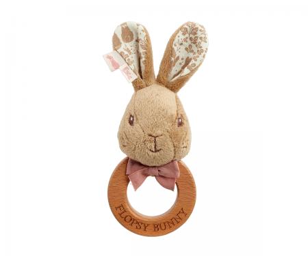 Flopsy Wooden Ring Rattle