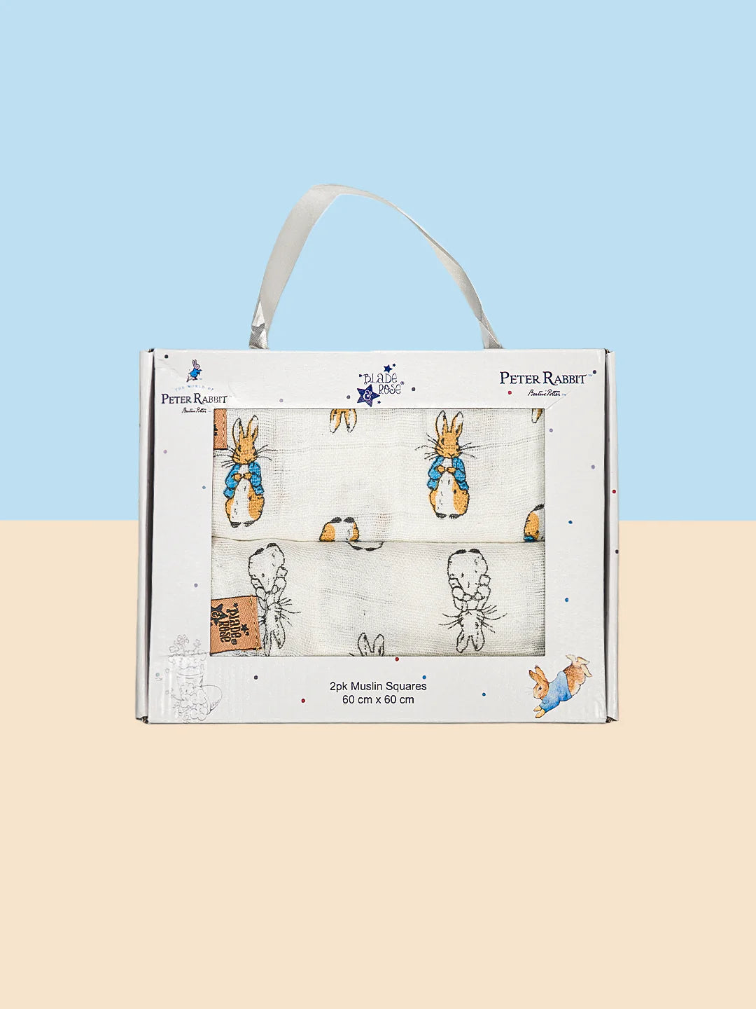 Peter Rabbit Neutral Muslin Cloths