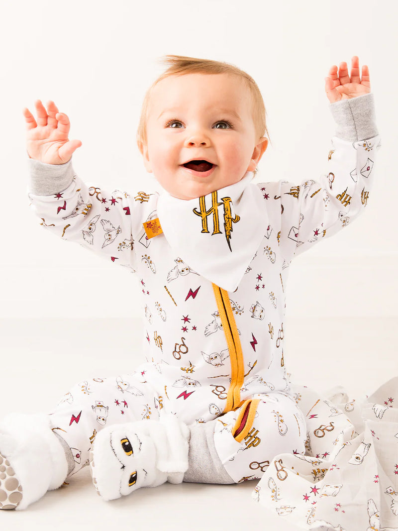 Harry Potter Hedwig Zip-Up Romper