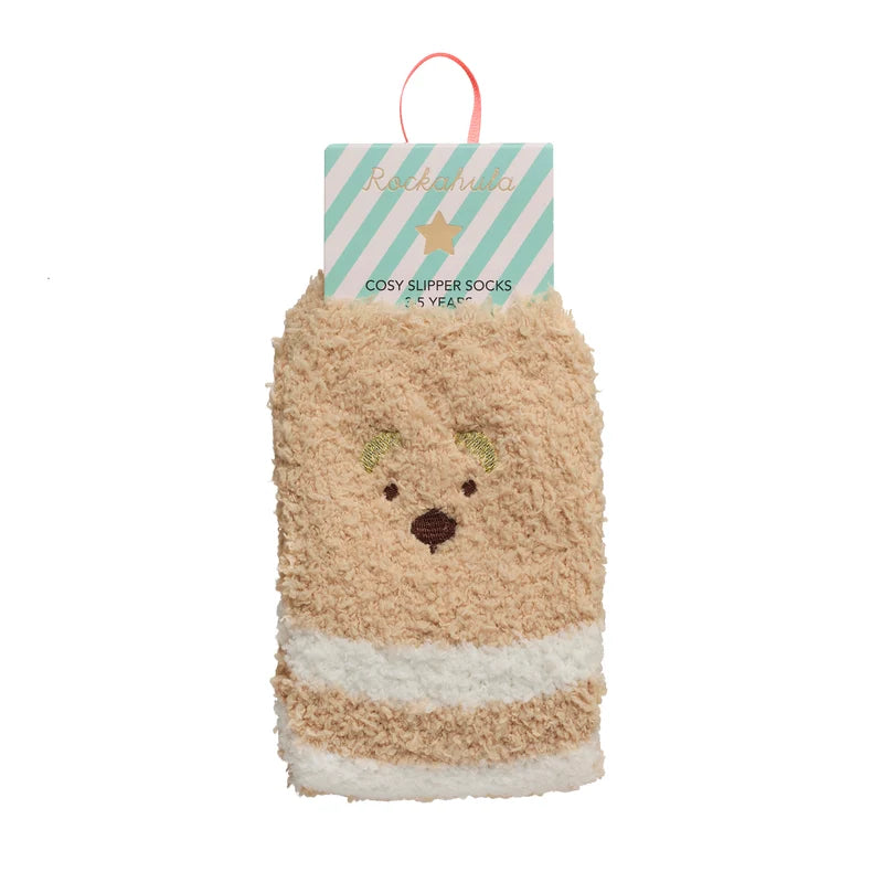 Rockahula Teddy Cosy Slipper Socks